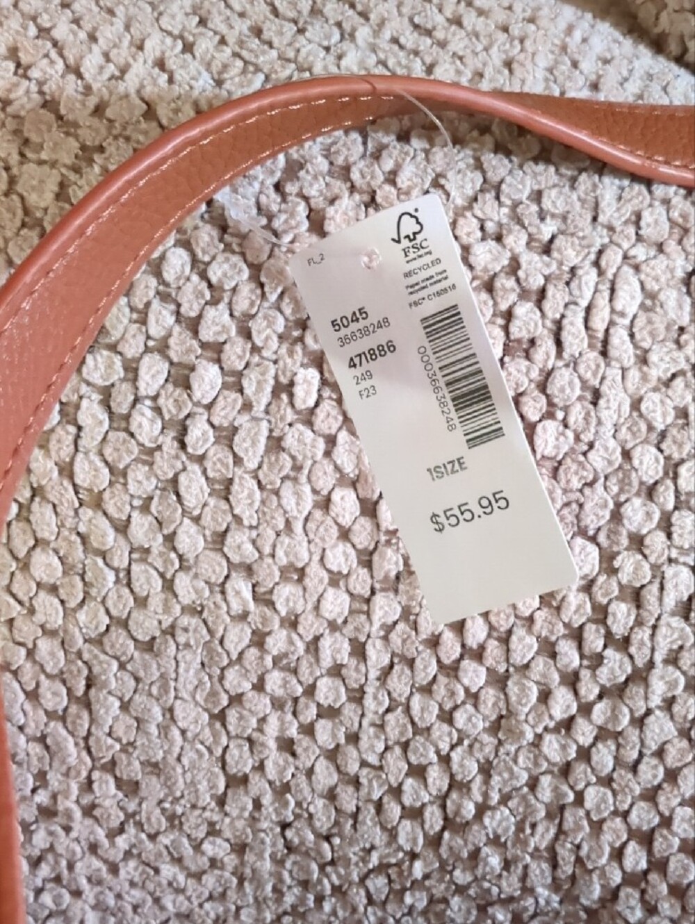 Penningtons Large Cognac Brown Tote - Picture 3 of 4